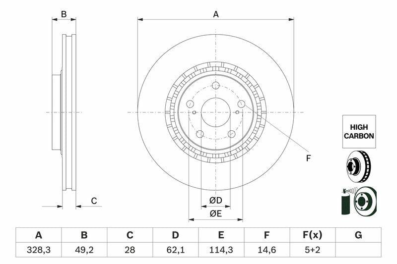 bosch disk brake 13 rav4 coated 2 pack, bosch brake disk close-up view, bosch 13 rav4 brake specifications BOSCH Disk Brake 13-Rav4 Coated - Pack of 2 for Car Owners & Mechanics BOSCH Disk Brake 13-Rav4 Coated - 2 Pack bosch, disk-brake, ravan-model, coated-brake, brake-parts, car-owners, mechanics, vehicle-upgrade, braking-system, ai-generated