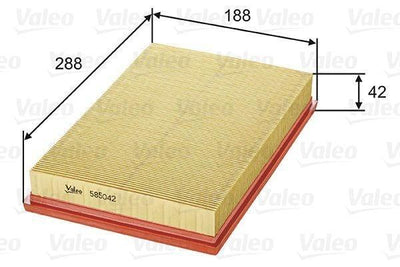 VALEO Air Filter for Caddy III, Golf IV and 4 more models — Air & Cabin Filters