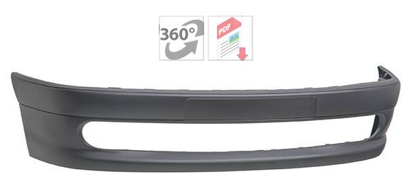 PHIRA Peugeot 306 1993-2002 Front Bumper Primed ( Sport ) — Bumpers & Grilles