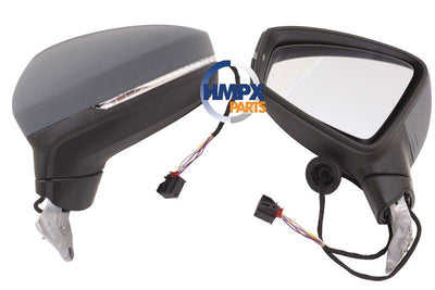 HİMPEKS 5NB857508P 9B9 Outer Rear View Mirror Electric Heated Primed Signal Tiguan 16 > — Mirrors