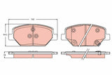TRW Brake Pad Front 17 for Opel Insignia B 2017 and On — Brake Pads