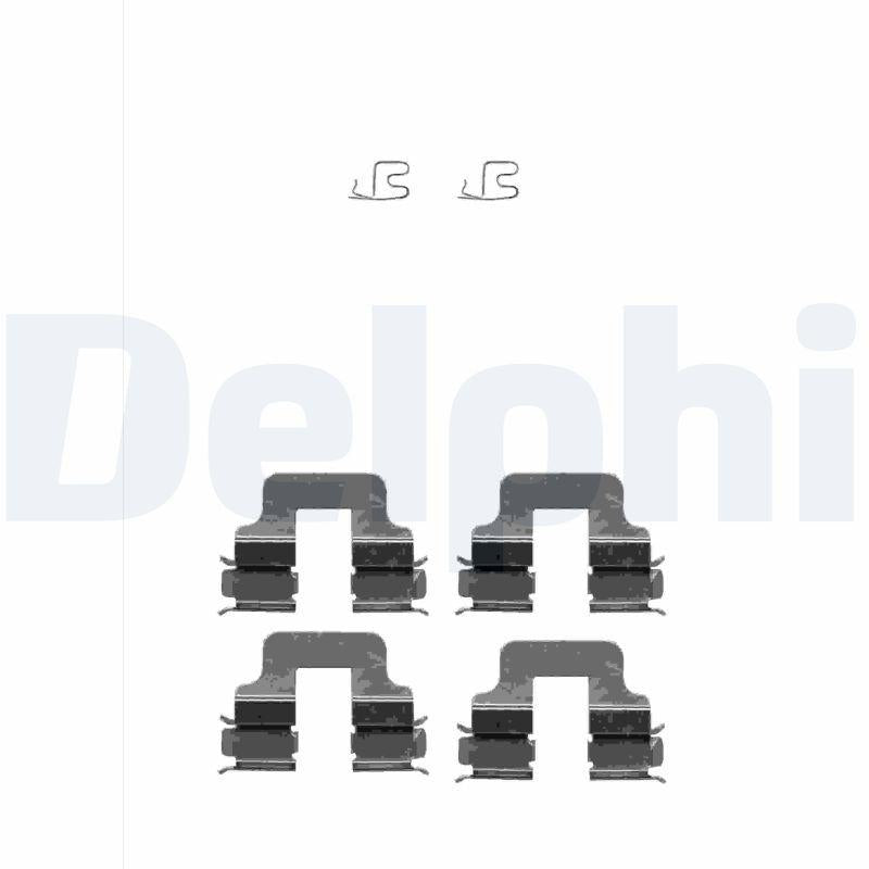 Delphi LX0342 Brake Pad Mounting Set — Brake Pads