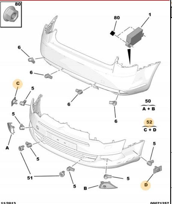 citroen-c5-front-bumper-bracket-set, yansanayi-citroen-c5-bracket-pair Yansanayi Citroen C5 Front Bumper Bracket - Set of 2 Brackets for 2008-2015 Models Citroen C5 Front Bumper Bracket - Yansanayi citroen-c5, bumper-bracket, bracket-pair, car-parts, yansanayi, auto-repair, aftermarket-parts, vehicle-accessories, front-bumper, ai-generated