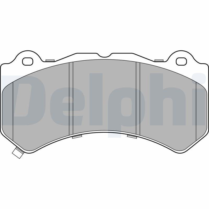 Delphi LP3154 Brake Pad Front 12-Grand Cherokee