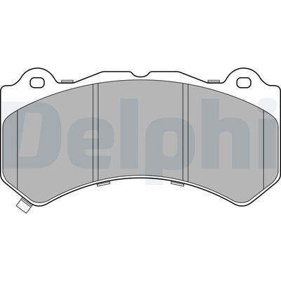 Delphi LP3154 Brake Pad Front 12-Grand Cherokee