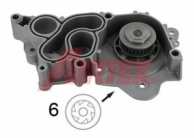 AIRTEX Water Pump - Compatible with Jetta A1 A3, Leon and 2 more models — Water Pump & Thermostat