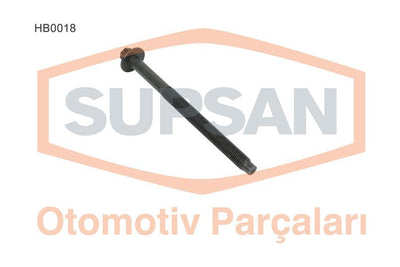 Supsan HB0018 Cylinder Cover Stud (10 Pieces)-(Ford: 1.4 8V-1.6 16V TDCi /Peugeot: 1.4 8V-1.6 16V HDi Dv4-Dv6)
