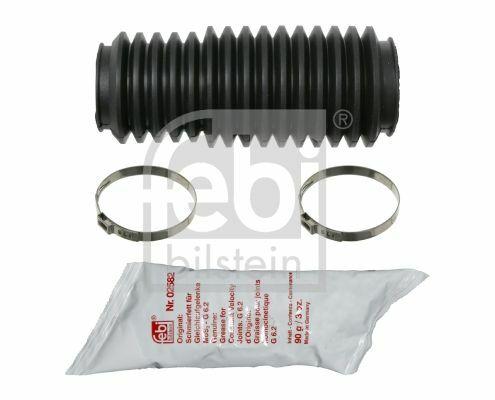 febi steering boot for bmw e30, durable rubber steering boot with clamps, technical specifications of febi steering boot FEBI Steering Boot - Durable Rubber for BMW E30 | 10.43 in Length FEBI Steering Boot BMW E30 - Durable Rubber Material febi, steering-boot, bmw-e30, car-parts, auto-accessories, car-owners, vehicle-upgrades, durable, ai-generated, steering-system