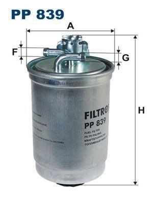 FILTRON PP839 Fuel Filter - Compatible with Golf, Passat, T.Porter — Fuel Delivery