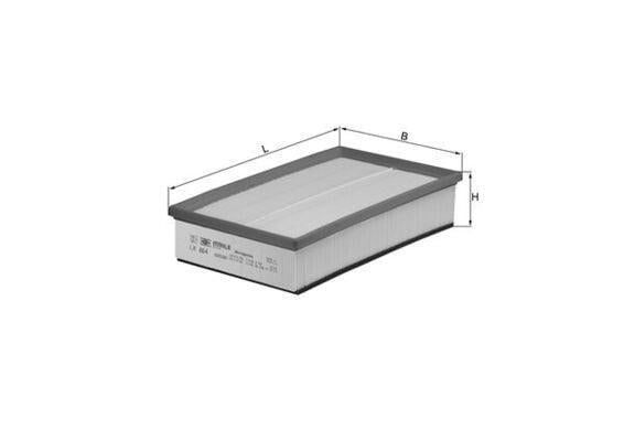MAHLE LX864 Air Filter - T.Porter T5 — Air & Cabin Filters