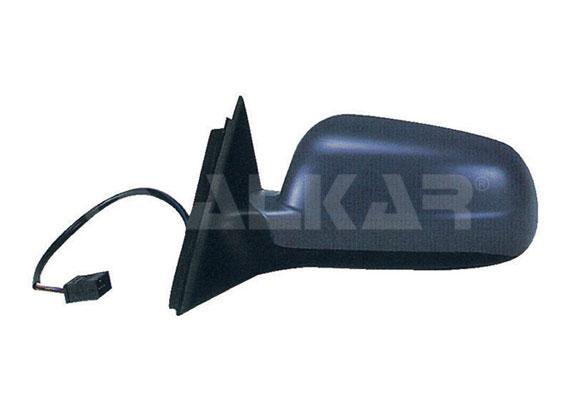 Alkar 6139578 Outer Rear View Mirror Left Electric Aspheric Heated Primed 5 Pin Skoda Superb 2001-2006 — Mirrors