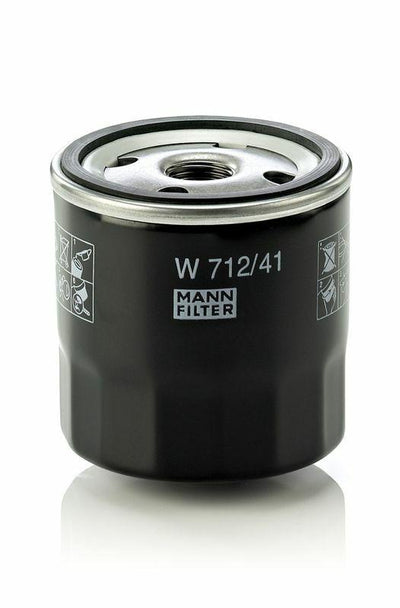 MANN W712-41 Oil Filter - Compatible with Opel Astra G/H, Combo and 2 more models — Oil Filters