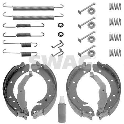 SWAG Rear Brake Shoe Set - BMW E36 M40 M43 — Brake Cables & Hardware