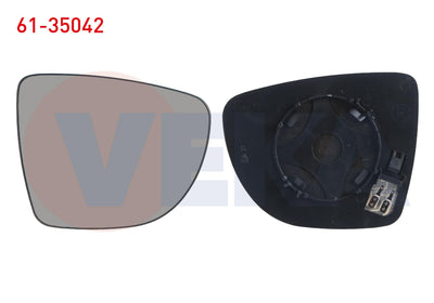 Veka 61-35042 Mirror Glass Right Heated Renault Clio IV 2012-/ Captur 2013 — Mirrors