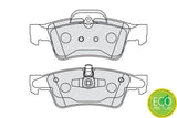 FERODO FDB1831 Rear Brake Pads for W463, W164, W251