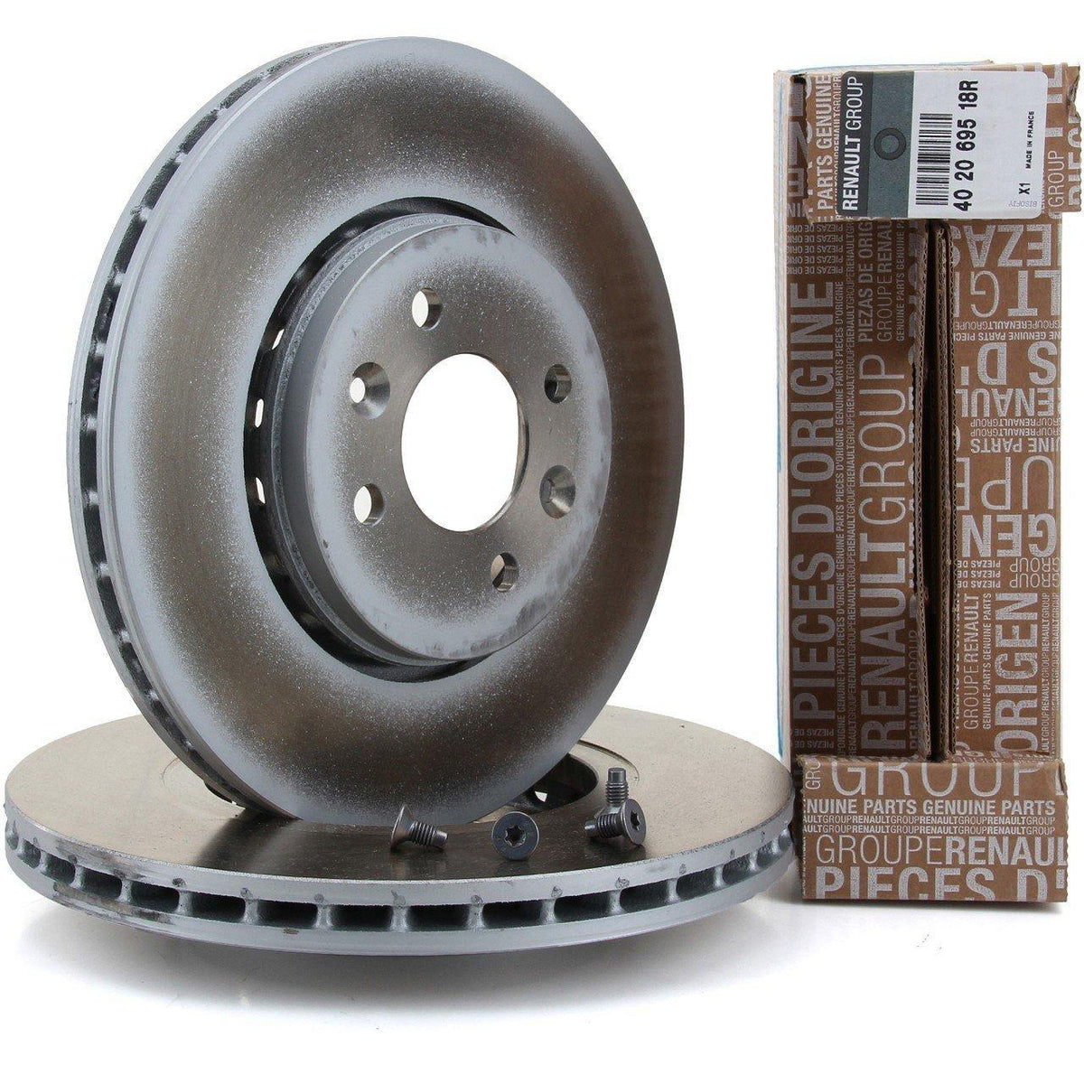 Mais Dacia Lodgy Front Brake Disc Set - Compatible with Dacia Lodgy 1.5 dCi Diesel — Brake Rotors & Drums