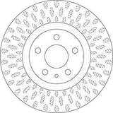 TRW DF6522 Disc Front 13-500L Brake Disc — Brake Rotors & Drums