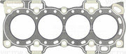 victor reinz cylinder head gasket for daihatsu applause, close-up of victor reinz cylinder head gasket Victor Reinz Cylinder Head Gasket - Compatible with Daihatsu Applause 1.6 | 76.5mm Diameter Victor Reinz Cylinder Head Gasket - Daihatsu Applause 1.6 victor-reinz, cylinder-head-gasket, daihatsu-applause, automotive-parts, engine-repair, mechanic-tools, car-maintenance, car-owners, gasketing, ai-generated