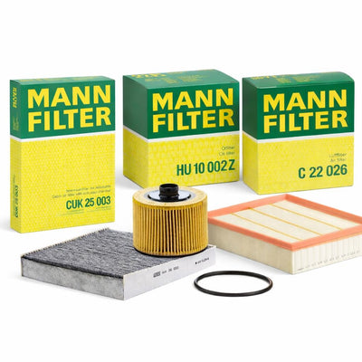 Mann Renault Megane 4 2015- 1.2 tCe 1.3 tCe Scheduled Service ve Filter Set ( with Carbon ) — Maintenance & Service Kits