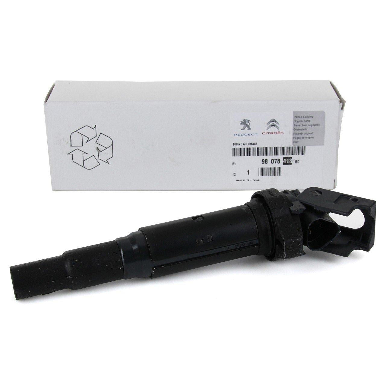 citroen c4 1.6 vti original ignition coil, close-up of citroen ignition coil Citroen Original Ignition Coil for C4 1.6 Vti | Perfect for Car Owners & Mechanics Citroen C4 1.6 Vti Original Ignition Coil citroen, c4, ignition-coil, 1-6-vti, original-parts, car-repair, mechanics, car-owners, automotive, ai-generated