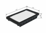 BOSCH Air Filter F026400291 - Genuine Replacement for 2011-2014 i10 — Air & Cabin Filters