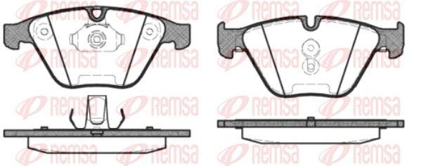 REMSA 0857.30 Brake Pad — Brake Pads