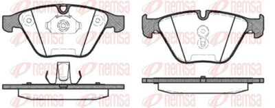 REMSA 0857.30 Brake Pad — Brake Pads