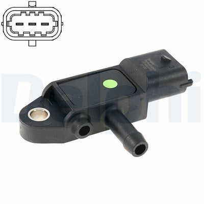 Delphi DPS00048-12B1 - Exhaust Pressure Sensor for Fiat Bravo II & Grande Punto — Vehicle Sensors & Switches