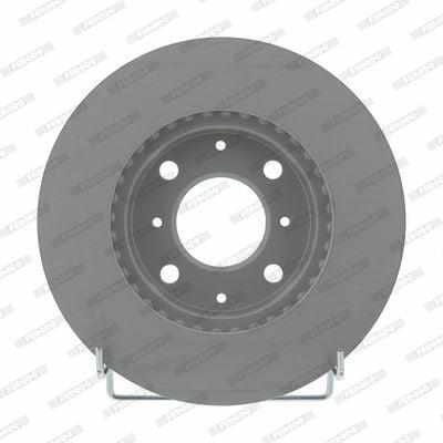 FERODO Front Brake Disc DDF447C - Ventilated, 240mm, for Honda Civic (1992-2000) — Brake Rotors & Drums