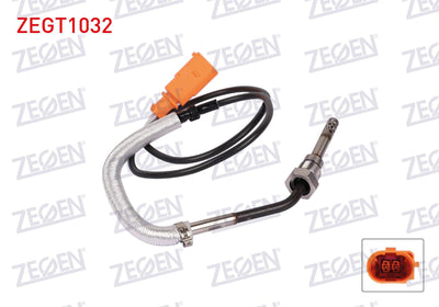 Zegen ZEGT1032 Exhaust Temperature Sensor (Egt) Seat Cordoba 1.4 TDI 2005-2009 / Ibiza III 1 — Temperature Sensors & Switches