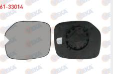 Veka 61-33014 Mirror Glass Right Mechanical Peugeot Partner 1996-2006 — Mirrors