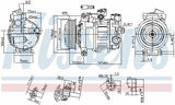 Nissens AC Compressor 890302 — A/C Compressor