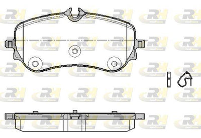ROADHOUSE 21848.00 Brake Pad Rear VW Crafter Man Tga 2017 /2024 — Brake Pads