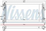 Nissens Car Radiator for VW Polo (2009) - Cooling — Radiators & Fans