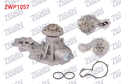 Zegen ZWP1057 Water Pump Polo Clsc 1.6 1995-2001 / Golf I 1.6 D 1974-1985 / Golf III 1.6i 1991-1999 — Water Pump & Thermostat