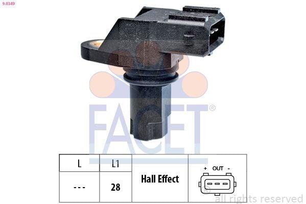 FACET Excentric Shaft Sensor - Fits Kangoo, Laguna, Megane — Switches & Relays