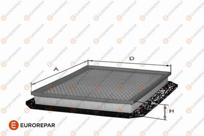 Eurorepar 1682270480 Air Filter Opel Astra G H 1.7 CDTi 1.3 CDTi 2.2 DTi Zafira A — Air & Cabin Filters