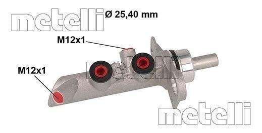 Metelli Brake Master Cylinder 25.40 mm — Brake Hydraulics