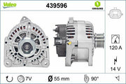 valeo alternator for clio and modus, valeo 439596 technical specifications VALEO Alternator for Clio III, IV and Modus - 120A Charging Current | 14V Output VALEO Alternator Clio III IV Modus 1.2 2.0 16V valeo, alternator, clio, modus, automotive-parts, car-repair, car-owners, vehicle-electronics, 120a, ai-generated