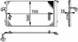 MAHLE AC659000P Car Condenser - 2003-2010 Touareg, Cayenne, Q7 — Condensers & Evaporators