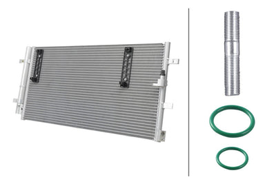 Hella 8FC366221-321 A/C Condenser Audi A4 A5 A6 Q5 Porsche Macan — Condensers & Evaporators