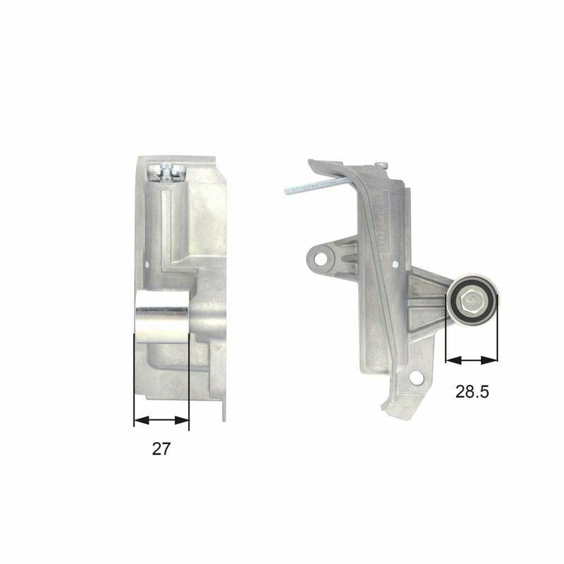 Gates T43028 Timing Tensioner Pulley - Vibration Damper for Passat & A4 — Pulleys & Tensioners