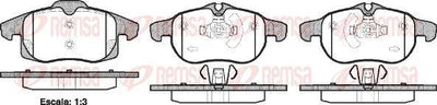 REMSA 0888.40 Brake Pad — Brake Pads