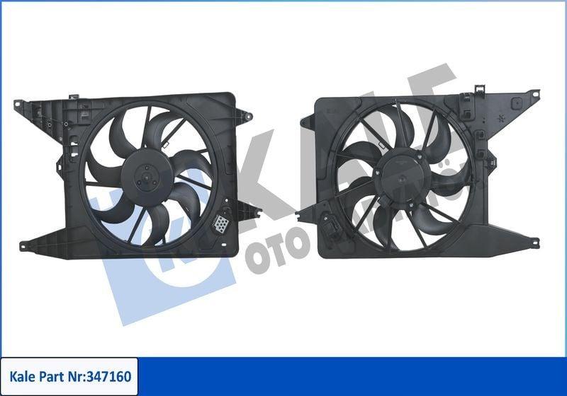 KALE Fan Motor & Davlumbaz for 10-14 Logan-Sandero 1.5 dCi Euro5 — Glass & Trim