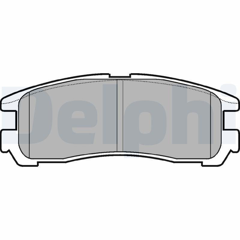 delphi lp955 brake pads, high performance brake pads for automobiles DELPHI LP955 Brake Pads | Premium Quality for Multiple Vehicles | 108 mm Width DELPHI LP955 Brake Pads - High Performance for Various Models delphi, brake-pads, automotive, car-maintenance, high-performance, automotive-enthusiasts, mechanics, car-owners, braking-system, ai-generated