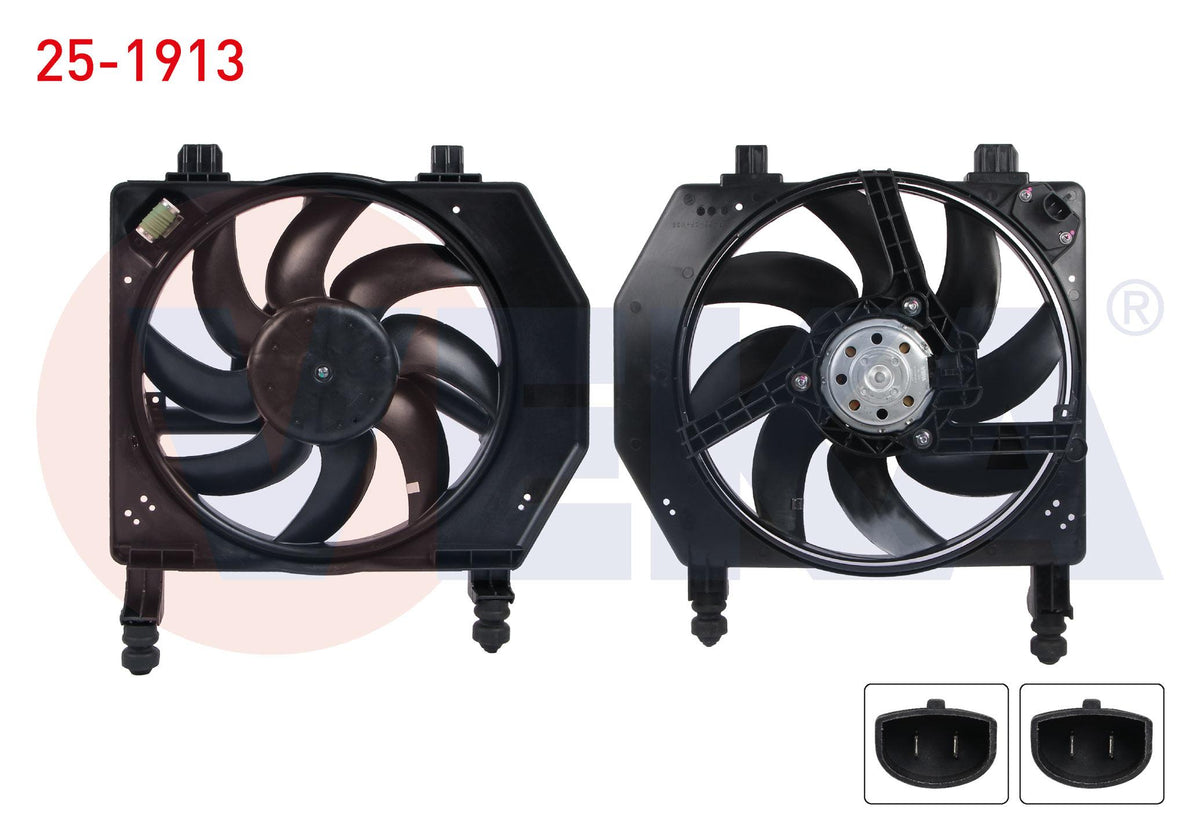 Veka 25-1913 Fan Motor with Shroud Ford Fiesta IV 1.25 I 16V-1.3i-1.4i 16V-1.6i 16V-1.8 D 1995-200 — Motors, Pumps & Antennas