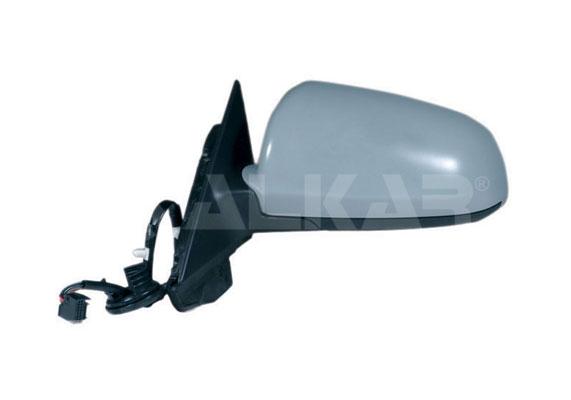 Alkar 6139500 Outer Rear View Mirror Left Electric Aspheric Heated Primed 5 Pin Audi A3 2003-2008