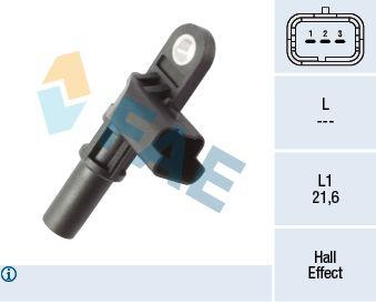 FAE 79444 Sensor Camshaft Shaft Position 308 1.6 BlueHDi 01.14-308 1.6 BlueHDi Sw 01.14-C4 Grand Picasso 1 — Timing