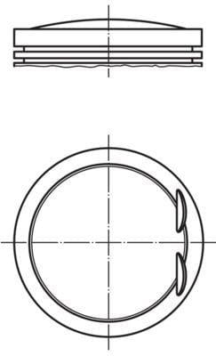 MAHLE Piston Ring Std 82.51mm - Compatible With A3 A4 Leon Toledo Altea Superb Octavia Passat — Pistons & Rotating