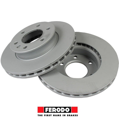 Ferodo FCR310A Volkswagen Crafter 2006-2016 Front Brake Disc Set Feredo Brand Set — Brake Rotors & Drums